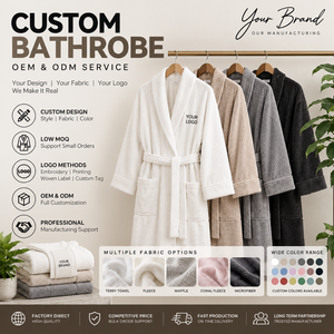 Albornoz de mujer personalizado de felpa polar, suave y cálido, para spa, fabricante mayorista - Product Image 6