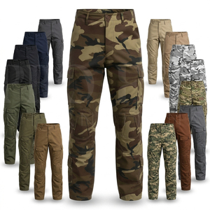 Low MOQ Customized Camouflage Pattern Cargo <b>Pants</b> for <b>Men</b> Outdoor Workwear Casual Wear Cotton Waterproof Trousers <b>Men's</b> - Product Image 1