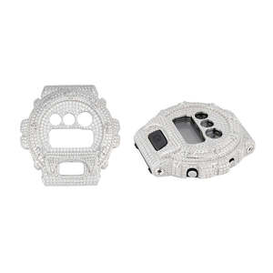 Premium DW6900 Compatible Custom Watch Full Metal <b>Case</b> Iced Out Luxury Mod Edition Custom DW6900 Style Watch - Product Image 4