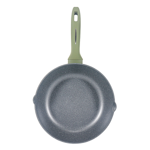 Wok compacto antiadherente, perfecto para cocinas pequeñas, apartamentos, dormitorios y preparación rápida de comidas diarias con comodidad. - Product Image 4