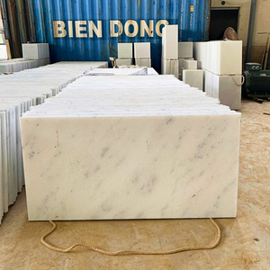 Dalle mince en marbre blanc pur poli, imperméable, écologique, durable, moderne, pour salle de bain, cuisine, appartement, villa - Product Image 3