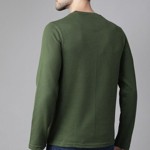 Premium <b>Waffle</b> Texture Cotton Fabric Comfortable Casual Wear T <b>Shirt</b> Long Sleeved Premium Quality Waflle T <b>Shirt</b> - Product Image 2