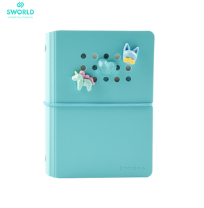 Agenda Magnética SWORLD con Cubierta de PU, Decoraciones de Unicornio Azul, Encuadernación Cosida, Cuadernos al por Mayor, OEM/ODM - Product Image 1