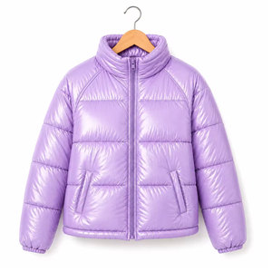 Veste matelassée courte pour femme, manteau d'hiver rembourré, vêtement d'extérieur chaud et isolé, veste légère, tendance, décontractée, pour l'extérieur - Product Image 6