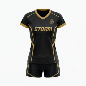 Fournisseur d'uniformes de volley-ball : Faible MOQ, Commandes en gros, Options de personnalisation (broderie, impression par sublimation), Short 100% - Product Image 1