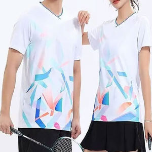 Conjunto de Uniforme de Bádminton Sublimado Personalizado para Hombre y Mujer, Camiseta y Pantalones Cortos/Saia de Secado Rápido, Ropa Deportiva 2026 Nueva - Product Image 2