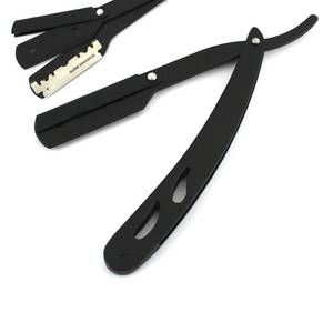 Ciseaux pour cheveux clairsemés, lame en acier inoxydable, 28 dents, lame tranchante, pour droitiers, usage professionnel, manche noir et rouge, taille moyenne - Product Image 2
