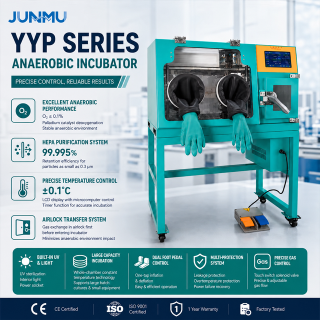Laboratory Research 180L/380L Anaerobic Chamber for Precise Oxygen-Free Environment Control
