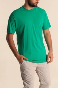 Camiseta de Punto con Cuello Redondo para Hombre Everglow, Color Verde Oliva, Estampado Informal, Manga Corta, 100% Algodón, Secado Rápido, Estampado de Letras, Ropa de Verano - Product Image 2
