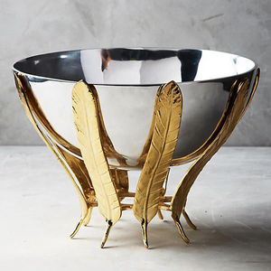 Tazón de dátiles metálico para regalar en bodas, aniversarios y ocasiones festivas con un empaque elegante. - Product Image 2