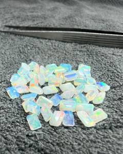 Ópalo de Calidad AAA, Corte Esmeralda Octogonal, Cabujón Facetado – Gema de Ópalo Suelta para Anillos, Colgantes y Joyería Personalizada - Product Image 3