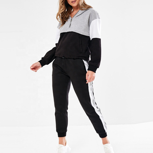 Sweat-shirt à capuche zippé oversize pour femme, coupe ample et décontractée, couleur unie, 100% coton tricoté, manteau d'hiver pour adolescente - Product Image 3
