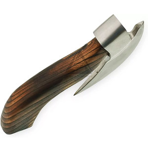 Customized High Quality <b>Wood</b> Handle Stainless Steel Blade Light Weight Pizza Cutting <b>Axe</b> - Product Image 4