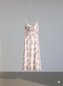 Vestido de Moda 100% Algodón para Mujer, Vestido Maxi Indio sin Mangas, Elegante Estampado Floral, Estilo Boho, Vestido Midi para Fiesta - Product Image 3