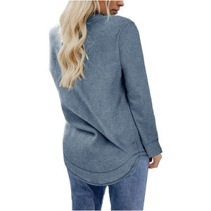 Sudadera de Forro Polar Estampada Transpirable Informal para Mujer, Colección de Invierno, Logotipo Frontal Personalizado, Color Personalizado, Secado Rápido, 100% Algodón - Product Image 4