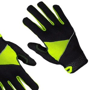 Gants de cyclisme à marque privée pour la course, l'entraînement et les trajets quotidiens, avec paume rembourrée en maille respirante, logo personnalisé, vente en gros - Product Image 4