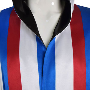 Nueva Llegada: Bata de Boxeo Larga para Hombre con Capucha, Poliéster de Alta Calidad, Impresión por Sublimación Completa, Logotipo y Color Personalizables - Product Image 5