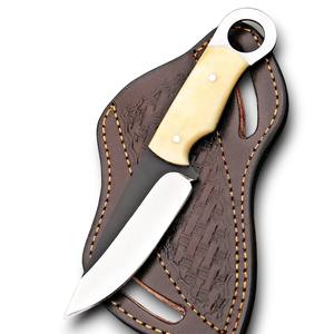 Cuchillo de Caza Profesional de Acero Inoxidable de Alta Calidad, 58 HRC, Afilado como una Navaja, para Senderismo, Camping y Caza al Aire Libre, con Funda, OEM/ODM - Product Image 1