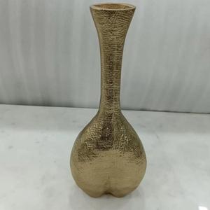 Florero de Lujo con Diseño Floral de Latón Estilo Indio, Decoración Interior para Sala de Estar y Dormitorio, Florero al por Mayor, Maceta, Decoración para Bodas - Product Image 6