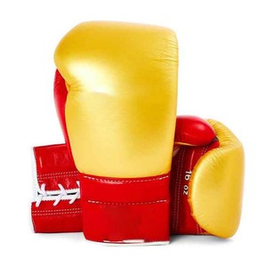 Último Modelo de Set de Boxeo Profesional: Guantes, Protector de Cabeza y Protector Inguinal en Verde, Blanco y Rojo, de Cuero, para Entrenamiento y Sparring - Product Image 5