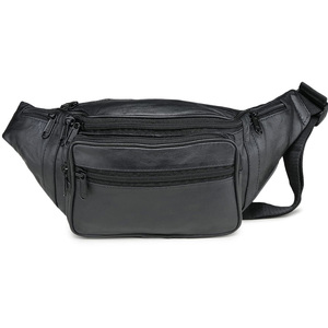 Riñonera de Cuero Impermeable, Ligera y Antirrobo, con Cierre de Cremallera, para Uso Unisex en Exteriores - Product Image 4