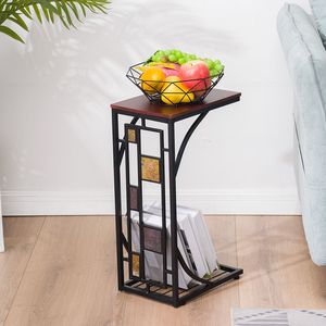 Tavolino da Salotto con Vassoio Portaoggetti, Supporto per Divano e Consolle con Vassoio per TV e Snack - Product Image 2