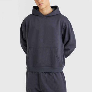 Fournisseur en gros propose un ensemble de survêtement respirant en molleton de coton à capuche 2 pièces pour homme, idéal pour l'hiver, avec option de marque privée et tarifs d'exportation en gros. - Product Image 1