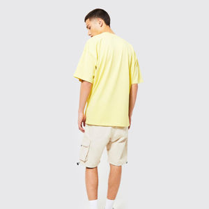 T-shirt Homme Personnalisé avec Logo, 250 g/m², 100 % Coton Jersey, Impression DTG, Respirant, Anti-boulochage, Coupe Boxy Streetwear, Effet Gaufré Vieilli - Product Image 4