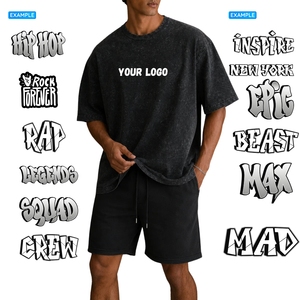 T-shirt unisexe surdimensionné personnalisé OEM de qualité supérieure, effet délavé, impression en relief, vente en gros, 100 % coton épais, streetwear vierge et personnalisable - Product Image 5
