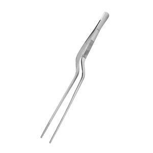 Pinces à pansements en forme de baïonnette à pointe dentelée 14 cm en acier inoxydable, instrument chirurgical - Product Image 3
