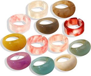 Top Quality 100% Handmade Epoxy Resin <b>Finger</b> <b>Rings</b> and Best Shape Party Gift for Girls and Women Jewelry Fashion <b>Finger</b> <b>Ring</b> - Product Image 5