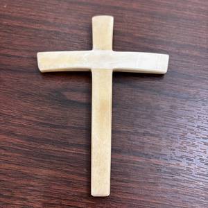 Natural Buffalo Bone Holey Cross o-Friendly Bone Holey Cross <b>Gift</b> by Curio Craft - Product Image 1