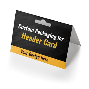 Cartes d'affichage en carton de qualité supérieure pour produits suspendus – Vente en gros par le fabricant et fournisseur - Product Image 4