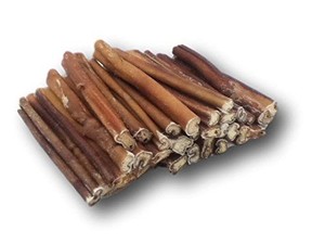 Natural Rawhide Dog Treats Additive-Free Clean Teeth All Breed Size Bulk Pack <b>Bully</b> <b>Stick</b> And Braided - Product Image 1