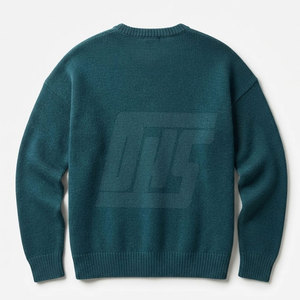<b>Men</b> Fashion Jumper Soft Knit Pullover <b>Sweater</b> Warm Casual Winter Clothing Crew <b>Neck</b> Ribbed Cuffs Hem And Comfortable Fit - Product Image 2
