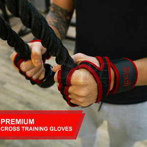 Professional Fitness Training Lightweight Non Slip Palm Durable Half Finger Gym Cross Fit Neoprene <b>Gloves</b> with Custom Logo - Product Image 4