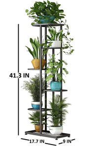 Moderno Soporte Metálico de Varios Niveles para Plantas, Decoración Interior y Exterior |   Estante Resistente para Exhibición de Macetas, Ahorra Espacio - Product Image 6