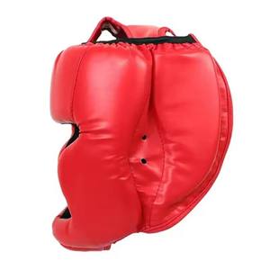 Full-covered Lightweight Leather <b>Skiing</b> Children's Unisex Water Resistant Boxing Helmet Headgear Gym Equipment - Product Image 4
