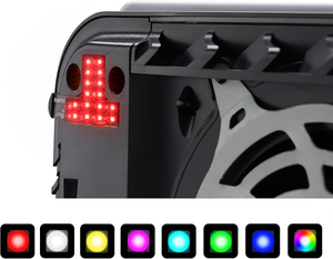 <b>For</b> PS5 Digital & Disc Edition Console RGB LED Logo <b>Light</b> Kit with 7 Colors and 40 Lighting Effects - Product Image 1
