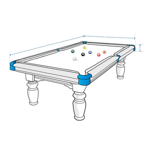 Housses de table de billard de haute qualité du Vietnam, housses de coussin d'extérieur imperméables, résistantes aux UV, avec cordon de serrage HDT - Product Image 6
