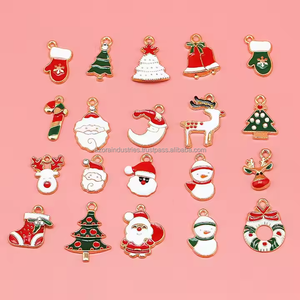 Mini décorations de Noël suspendues en métal semi-fini fait à la main pour enfants - Product Image 3