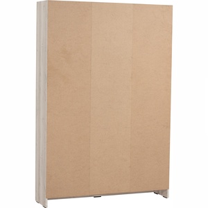 Gray Wood Grain <b>Bookcase</b> Storage Cabinet <b>Open</b> Shelf Organizer for Home Office Library - Product Image 5