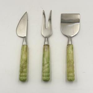 Juego de Quesos de Primera Calidad con Mango de Resina, Regalo Elegante para Navidad o Bodas, Utensilios para Queso, Vajilla, Herramientas para Cortar Queso - Product Image 1
