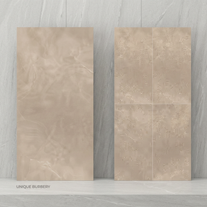 Carreaux de porcelaine polie brillante Vistaar Ceramic Breccia Capriya 4x8 pieds (1200x2400 mm) pour espaces intérieurs, imitation marbre italien. - Product Image 5