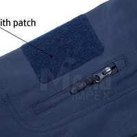 Veste tactique professionnelle en coton et polyester personnalisable pour homme avec capuche et protection pour les yeux, idéale pour l'hiver