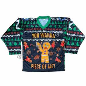 Uniformes de hockey sur glace personnalisés en gros 2026 avec logo d'équipe, maillots de sport par sublimation, vêtements de hockey sur glace de haute qualité - Product Image 2
