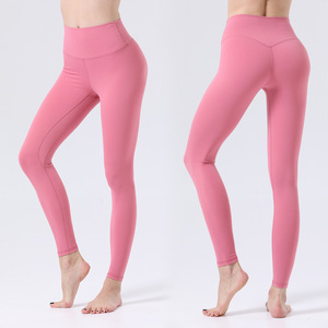 Lady High Sports Seamless Athletic <b>Leggings</b> Set <b>Women</b> Fitness Workout Gym Ribbed Activewear Long Sleeve Yoga Spandex/Polyester - Product Image 4
