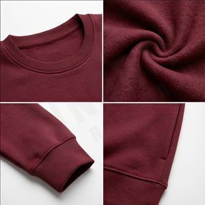 Meilleure qualité grande taille femmes polaire Fitness col rond Sexy sweat tissu doux pull Street Wear Style Vintage sweat - Product Image 4