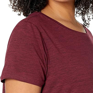Camisetas Esenciales de Verano con Cuello Redondo para Mujer, Venta al por Mayor, Mezcla de Bambú Ecológica, 200g, Estilo Urbano Oversize - Product Image 4