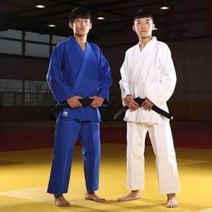 ชุดยูโดแบบยูนิเซ็กซ์ ผ้าฝ้าย 100% น้ำหนักเบา ทนทาน แห้งเร็ว ทรงหลวม สำหรับผู้ใหญ่ ชุดศิลปะการต่อสู้ - Product Image 1